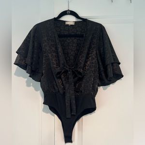 NEW: Altar’d State body suit - black leopard